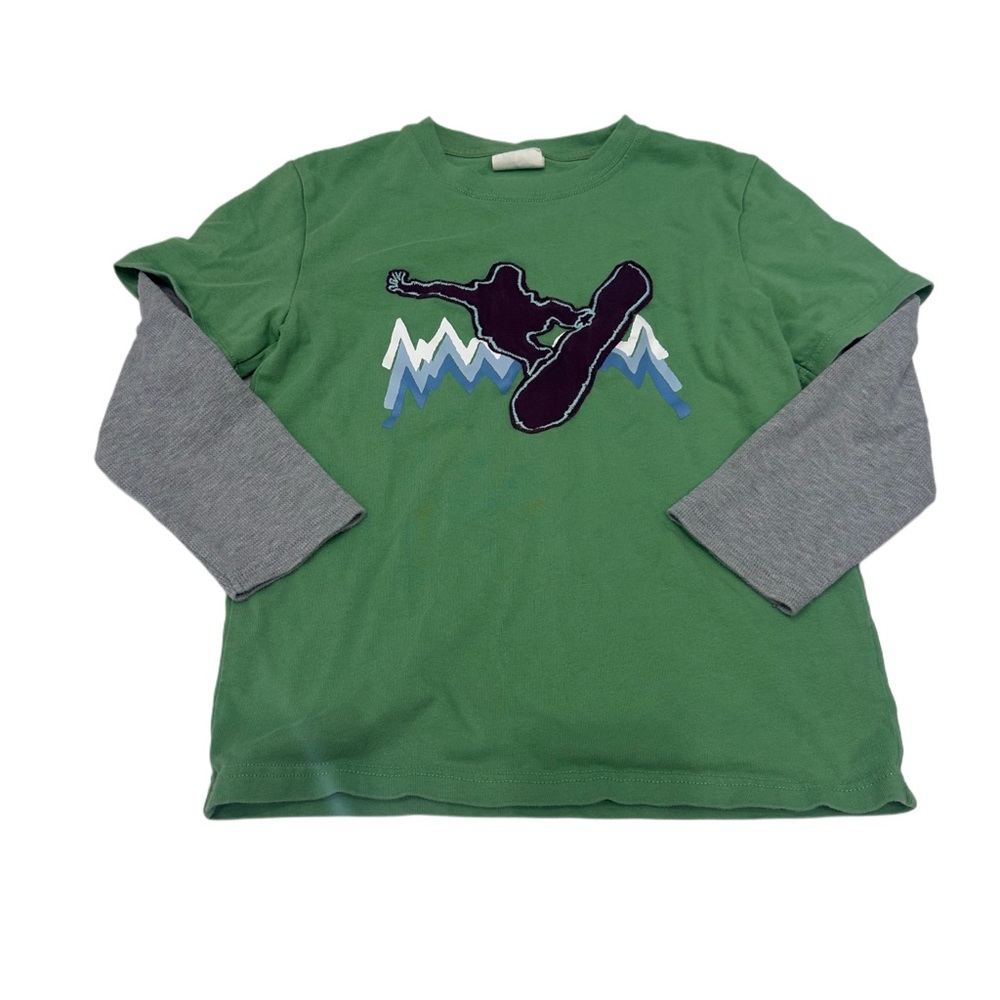 Mini‎ Boden Boy Long Sleeve Top Size 7-8 Snowboarding